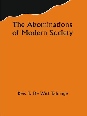 cover image of The Abominations of Modern Society
